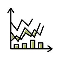 Plot Icon Design vector