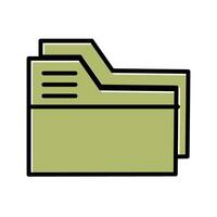 Folder Icon Design vector