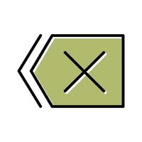 Delete Icon Design vector