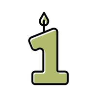 Age Number Icon Design vector