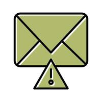 Message Alert Icon Design vector