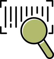 Barcode Database Icon Design vector