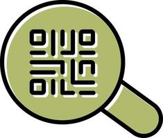 QR Code App Icon Design vector