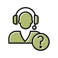 Help Request Icon Design vector