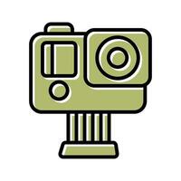 Camera Accessories Icon Design vector