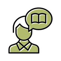 Storytelling Icon Design vector