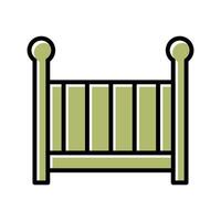 Nursery Cots Icon Design vector