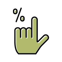 Click Through Rate Icon Design vector