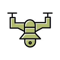 Drone Photography Icon Design vector