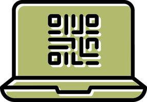 QR Code Scanner App Icon Design vector