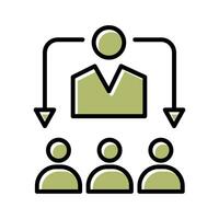 HR Technology Icon Design vector
