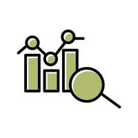 Data Analytics Icon Design vector