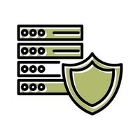 Data Protection Icon Design vector