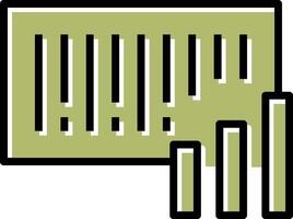Barcode Analytics Icon Design vector