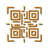 QR Code Reader Icon Design vector