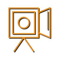 Camera Crew Icon Design vector