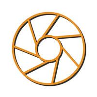 Aperture Artifacts Icon Design vector