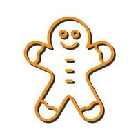 Gingerbread Icon Design vector