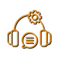 Technical Support Icon Design vector