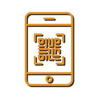 Scanning App Icon Design vector