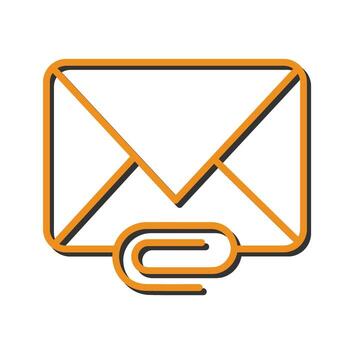 Attachments Icon Design vector
