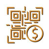 QR Code Payment Icon Design vector