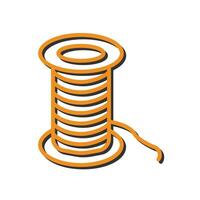 Thread Icon Design vector