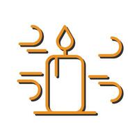 Blowing Candles Icon Design vector