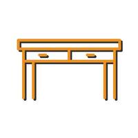 Table Icon Design vector