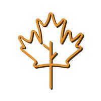 Maple Leaf Icon Design vector