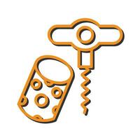 Wine Cork Icon Design vector