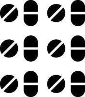 Pills Icon Design vector
