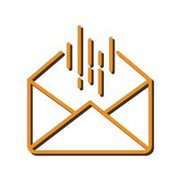Mail Sorting Icon Design vector