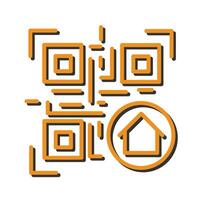 QR Code Menu Icon Design vector