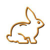 Rabbit Icon Design vector