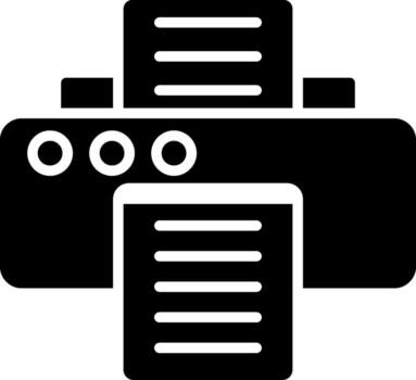 Printer Icon Design vector