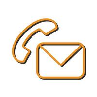 Support Email Icon Design vector