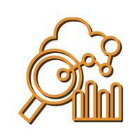 Workforce Analytics Icon Design vector