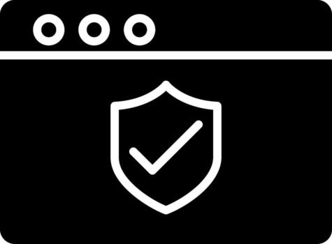 Web Security Icon Design vector