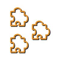 Puzzle Icon Design vector