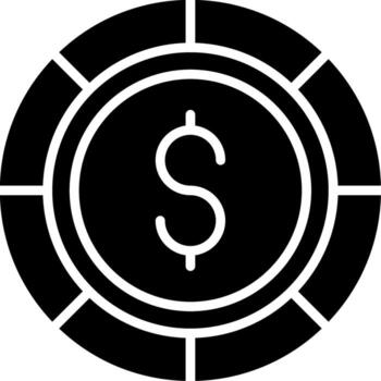 Pie Chart Icon Design vector