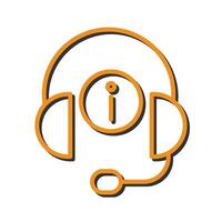 Information Center Icon Design vector