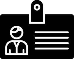 Identification Card Icon Design vector