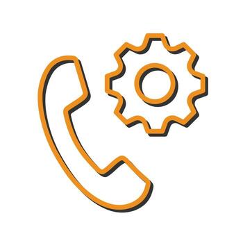 Technical Help Icon Design vector