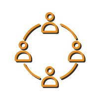 Supportive Community Icon Design vector