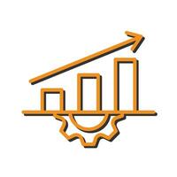 Performance Metrics Icon Design vector