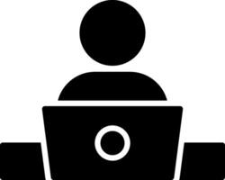 Teleworking Icon Design vector