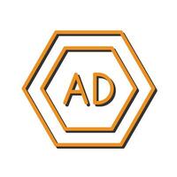 Ad Blocker Icon Design vector
