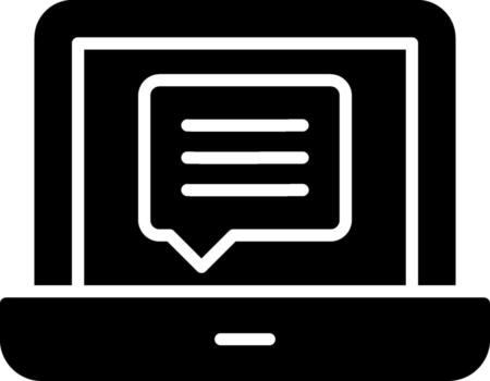 diseño de icono de chat vector