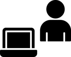 Work From Home Icon Design vector